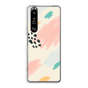 CaseCompany Sunday Chillings: Sony Xperia 1 III Transparant Hoesje