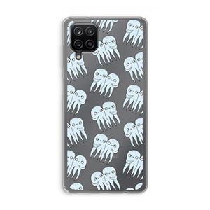 CaseCompany Octopussen: Samsung Galaxy A12 Transparant Hoesje