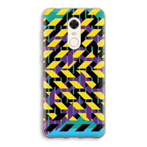 CaseCompany Skew Bee 3: Xiaomi Redmi 5 Transparant Hoesje