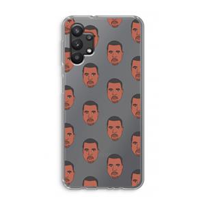 CaseCompany Kanye Call Me℃: Samsung Galaxy A32 5G Transparant Hoesje