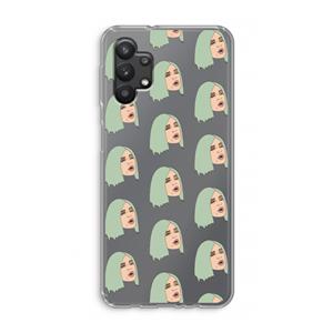 CaseCompany King Kylie: Samsung Galaxy A32 5G Transparant Hoesje