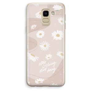 CaseCompany Daydreaming becomes reality: Samsung Galaxy J6 (2018) Transparant Hoesje