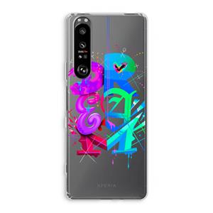 CaseCompany Dream: Sony Xperia 1 III Transparant Hoesje