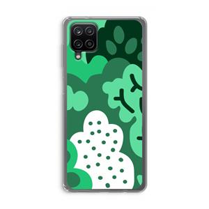 CaseCompany Bushes: Samsung Galaxy A12 Transparant Hoesje