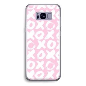 CaseCompany XOXO: Samsung Galaxy S8 Transparant Hoesje