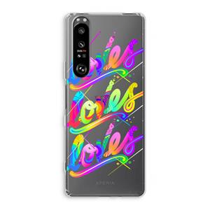 CaseCompany Loves: Sony Xperia 1 III Transparant Hoesje