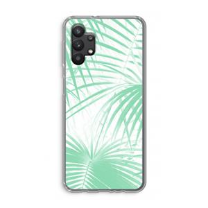 CaseCompany Palmbladeren: Samsung Galaxy A32 5G Transparant Hoesje