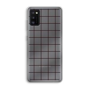 CaseCompany Rooster: Samsung Galaxy A41 Transparant Hoesje