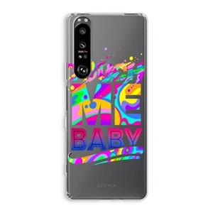 CaseCompany Touch Me: Sony Xperia 1 III Transparant Hoesje