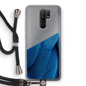 CaseCompany Pauw: Xiaomi Redmi 9 Transparant Hoesje met koord