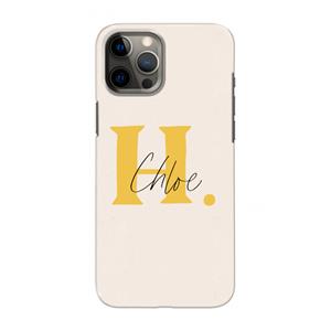 CaseCompany Amber Script: Volledig geprint iPhone 12 Pro Max Hoesje