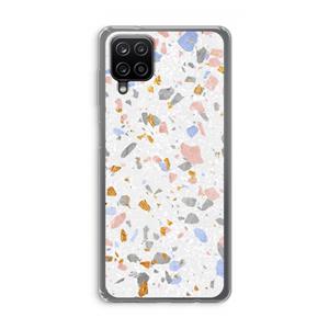 CaseCompany Terrazzo N°8: Samsung Galaxy A12 Transparant Hoesje