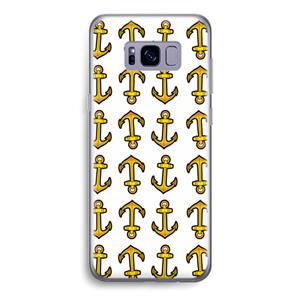 CaseCompany Musketon Anchor: Samsung Galaxy S8 Transparant Hoesje
