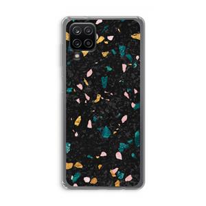 CaseCompany Terrazzo N°10: Samsung Galaxy A12 Transparant Hoesje