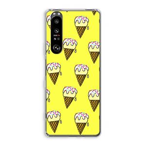 CaseCompany Isjes: Sony Xperia 1 III Transparant Hoesje