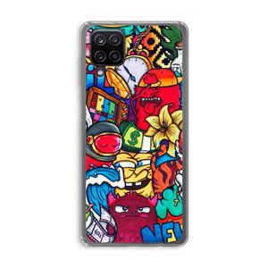 CaseCompany No Rules: Samsung Galaxy A12 Transparant Hoesje