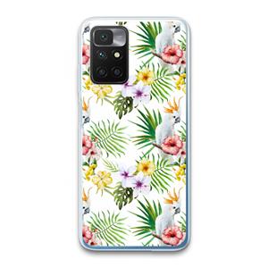 CaseCompany Gele kuif: Xiaomi Redmi 10 Transparant Hoesje