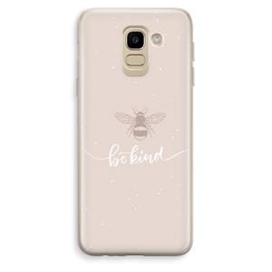 CaseCompany Be(e) kind: Samsung Galaxy J6 (2018) Transparant Hoesje