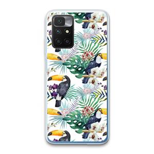 CaseCompany Tukans: Xiaomi Redmi 10 Transparant Hoesje