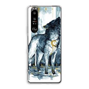 CaseCompany Bleeding Soul: Sony Xperia 1 III Transparant Hoesje