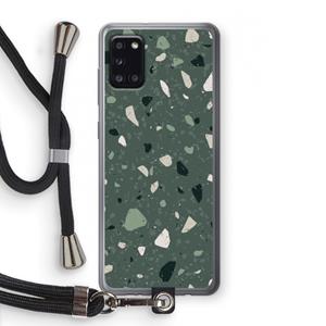 CaseCompany Terrazzo N°19: Samsung Galaxy A31 Transparant Hoesje met koord