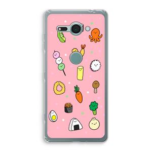 CaseCompany Happy bento friends: Sony Xperia XZ2 Compact Transparant Hoesje