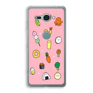 CaseCompany Happy bento friends: Sony Xperia XZ2 Compact Transparant Hoesje