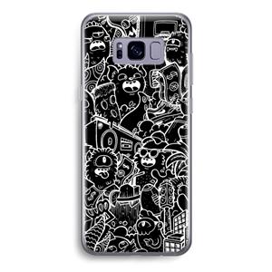 CaseCompany Vexx Black City : Samsung Galaxy S8 Transparant Hoesje