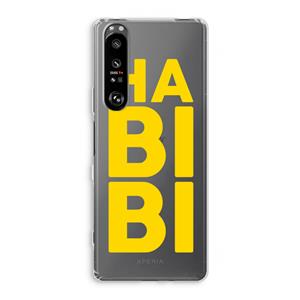 CaseCompany Habibi Majorelle : Sony Xperia 1 III Transparant Hoesje