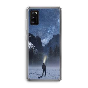 CaseCompany Wanderlust: Samsung Galaxy A41 Transparant Hoesje