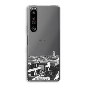 CaseCompany Marrakech Skyline : Sony Xperia 1 III Transparant Hoesje