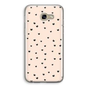 CaseCompany Kleine kattenkopjes: Samsung Galaxy A5 (2017) Transparant Hoesje