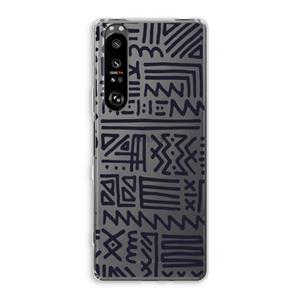 CaseCompany Marrakech print: Sony Xperia 1 III Transparant Hoesje