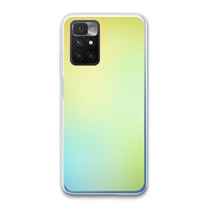 CaseCompany Minty mist pastel: Xiaomi Redmi 10 Transparant Hoesje