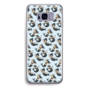 CaseCompany Zeemeermin: Samsung Galaxy S8 Transparant Hoesje