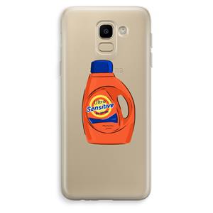 CaseCompany Ultra Sensitive: Samsung Galaxy J6 (2018) Transparant Hoesje