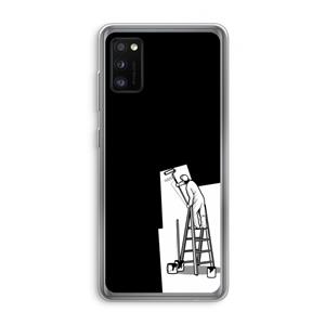 CaseCompany Musketon Painter: Samsung Galaxy A41 Transparant Hoesje