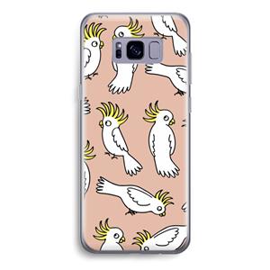 CaseCompany Papegaai: Samsung Galaxy S8 Transparant Hoesje
