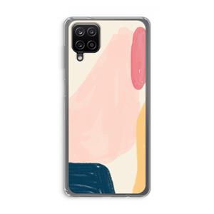 CaseCompany Saturday Flow: Samsung Galaxy A12 Transparant Hoesje