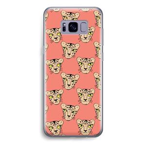 CaseCompany Tijger: Samsung Galaxy S8 Transparant Hoesje