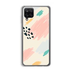 CaseCompany Sunday Chillings: Samsung Galaxy A12 Transparant Hoesje