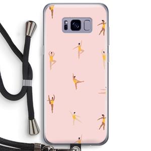 CaseCompany Dans #2: Samsung Galaxy S8 Plus Transparant Hoesje met koord