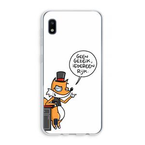 CaseCompany Geen Gezeik: Samsung Galaxy A10 Transparant Hoesje