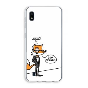 CaseCompany GSM secure: Samsung Galaxy A10 Transparant Hoesje