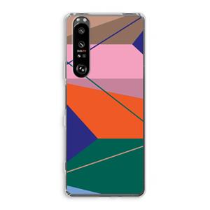 CaseCompany Gestalte 1: Sony Xperia 1 III Transparant Hoesje