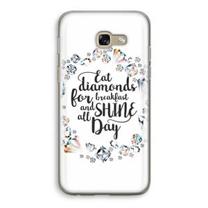 CaseCompany Diamonds: Samsung Galaxy A5 (2017) Transparant Hoesje