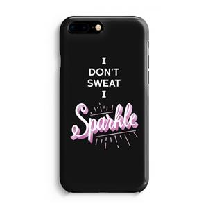 CaseCompany Sparkle quote: Volledig Geprint iPhone 7 Plus Hoesje