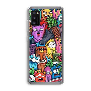 CaseCompany Vexx Mixtape: Samsung Galaxy A41 Transparant Hoesje