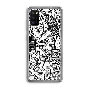 CaseCompany Vexx Mixtape #2: Samsung Galaxy A41 Transparant Hoesje