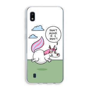 CaseCompany Unicorn: Samsung Galaxy A10 Transparant Hoesje